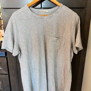 Marine Layer Short Sleeve Striped Pocket Tee // Size Large